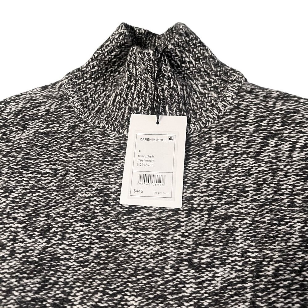 Theory Women’s Karenia 100% Cashmere Sweater Mock Neck NWT $445 SZ S M L XL 2XL - Picture 4 of 9